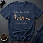 Coffee graphic Cozy Creature T-Shirt in by Caffeine Dept