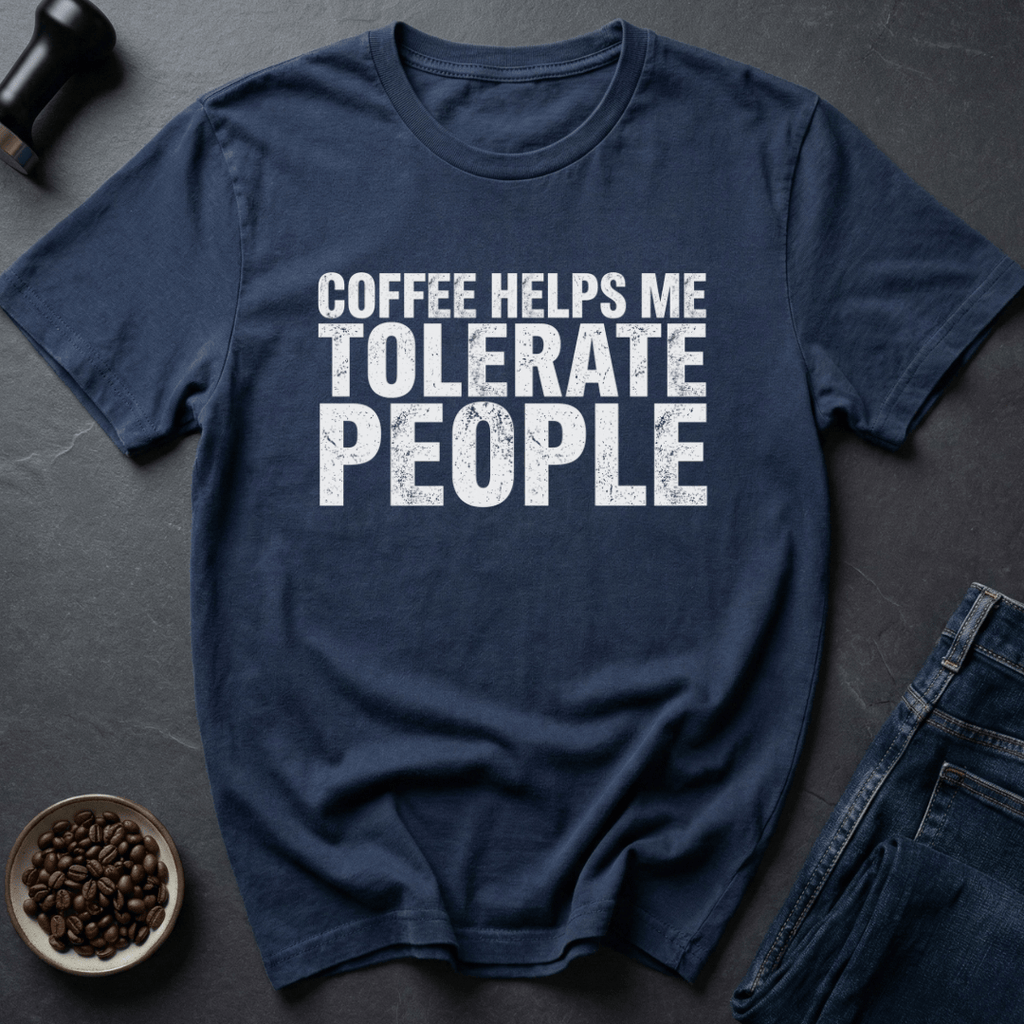 Coffee graphic People Fuel T-Shirt in by Caffeine Dept