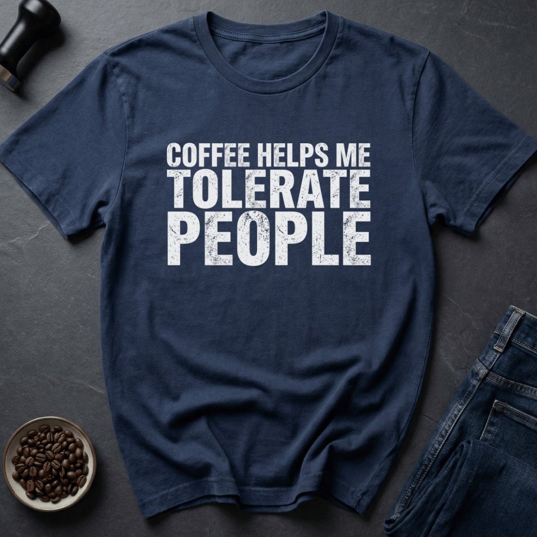 Coffee graphic People Fuel T-Shirt in by Caffeine Dept
