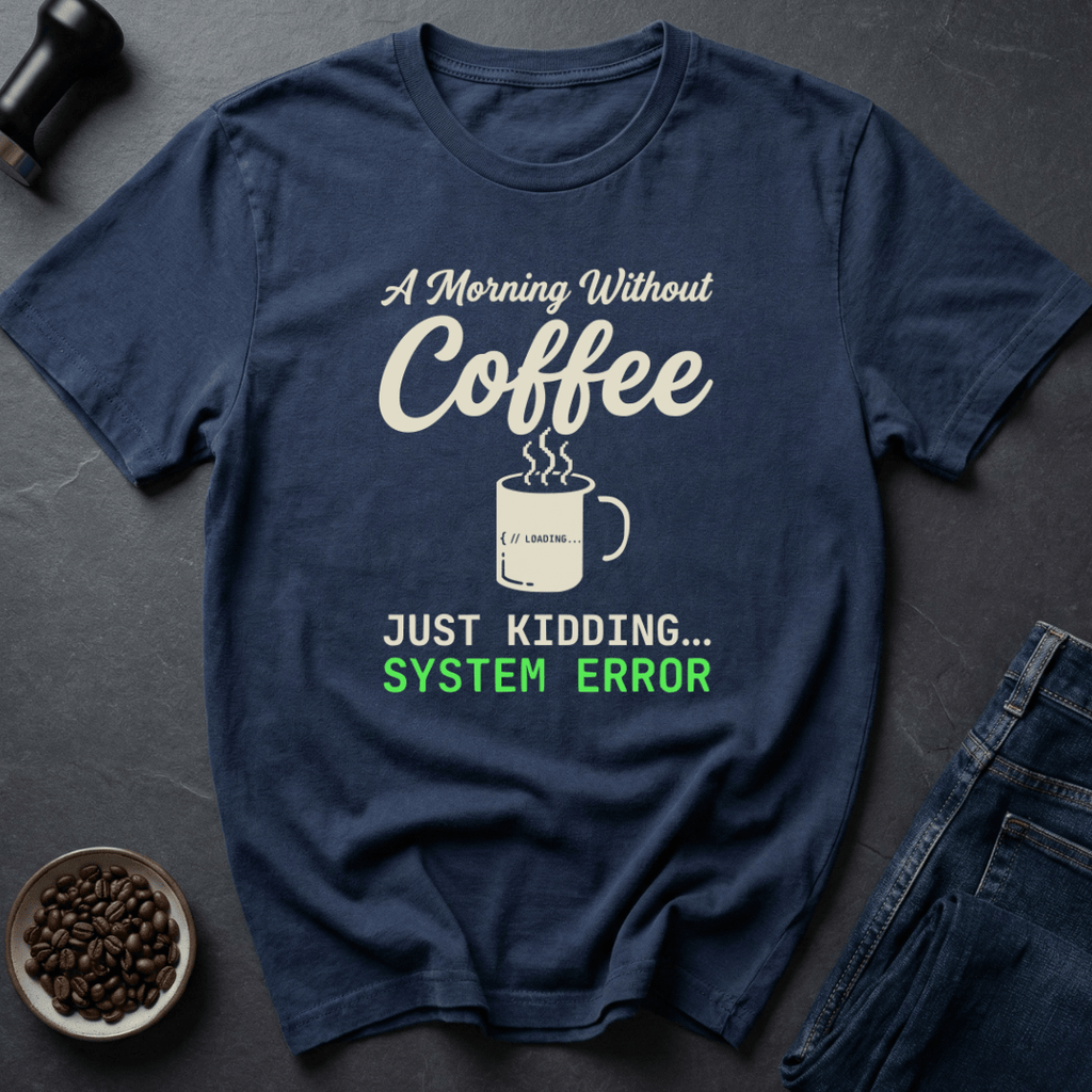 Coffee graphic Coffee Not Found T-Shirt in by Caffeine Dept