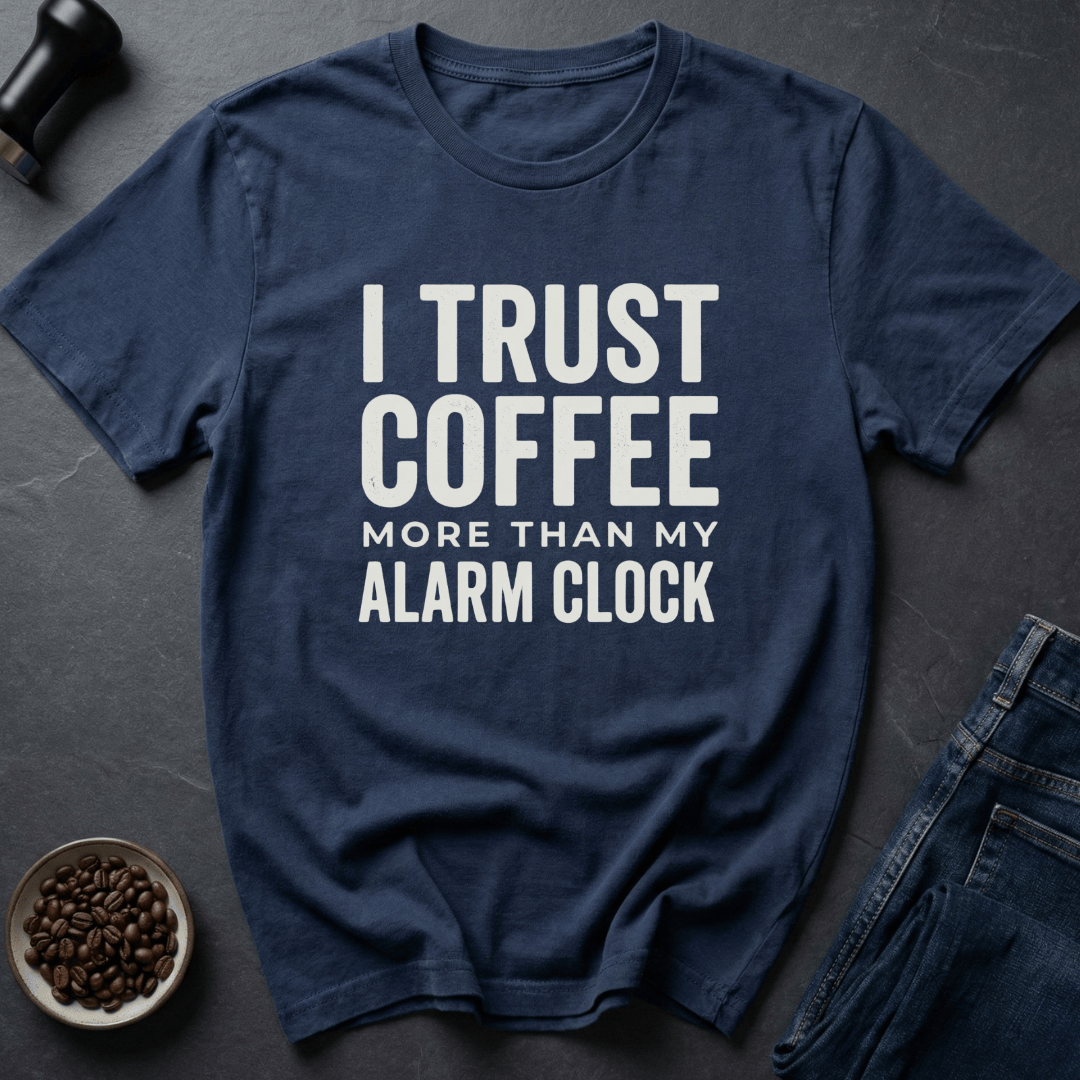 Coffee graphic Coffee Trust T-Shirt in by Caffeine Dept