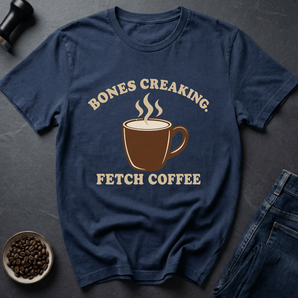 Coffee graphic Break Bones T-Shirt in by Caffeine Dept