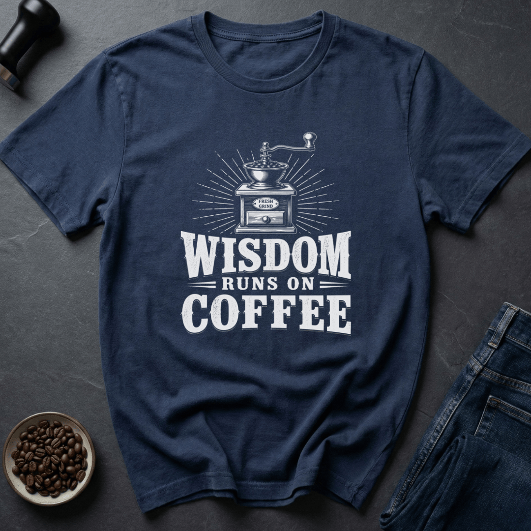Coffee graphic Smart Fuel T-Shirt in by Caffeine Dept