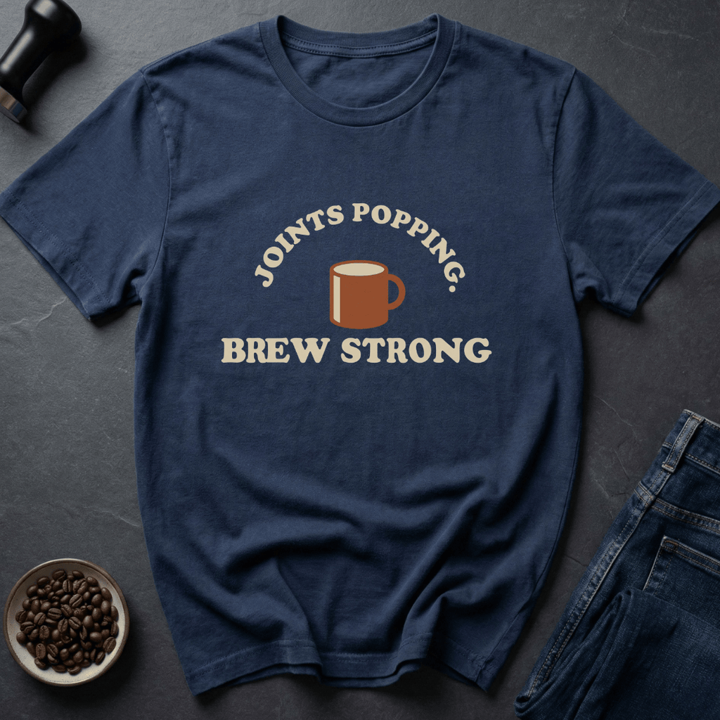 Coffee graphic Joints Popping T-Shirt in by Caffeine Dept