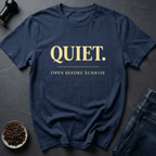 Coffee graphic Silent Brew T-Shirt in by Caffeine Dept