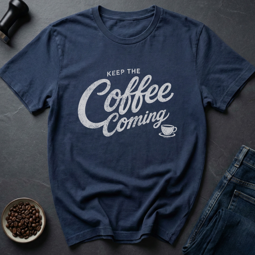 Coffee Arrives T-Shirt