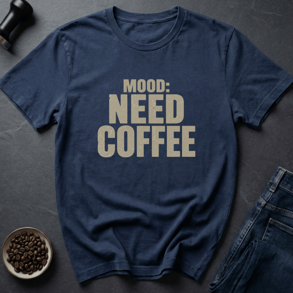 Coffee graphic Need Coffee Now T-Shirt in by Caffeine Dept