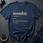 Coffee graphic Monday Fee T-Shirt in by Caffeine Dept