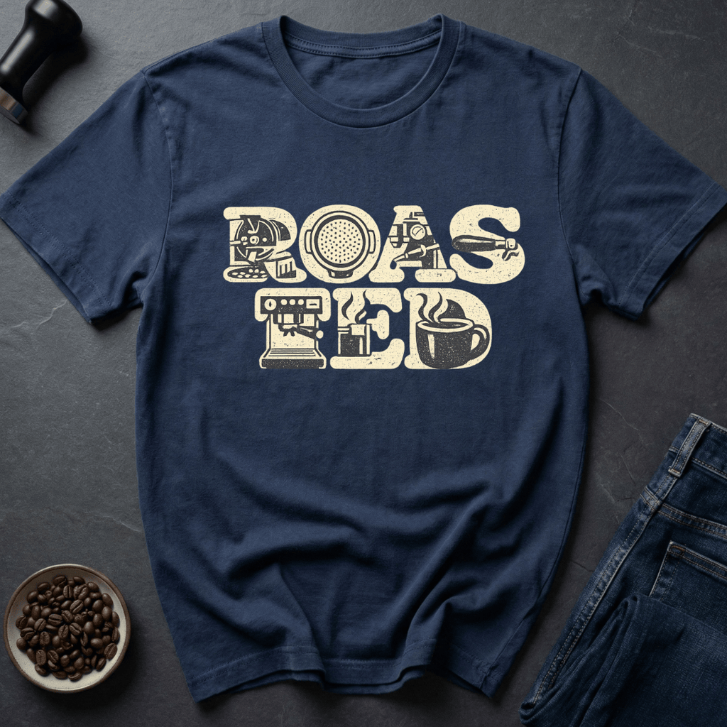Coffee graphic Bean Roast T-Shirt in by Caffeine Dept