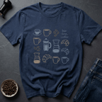 Coffee graphic Coffee First T-Shirt in by Caffeine Dept