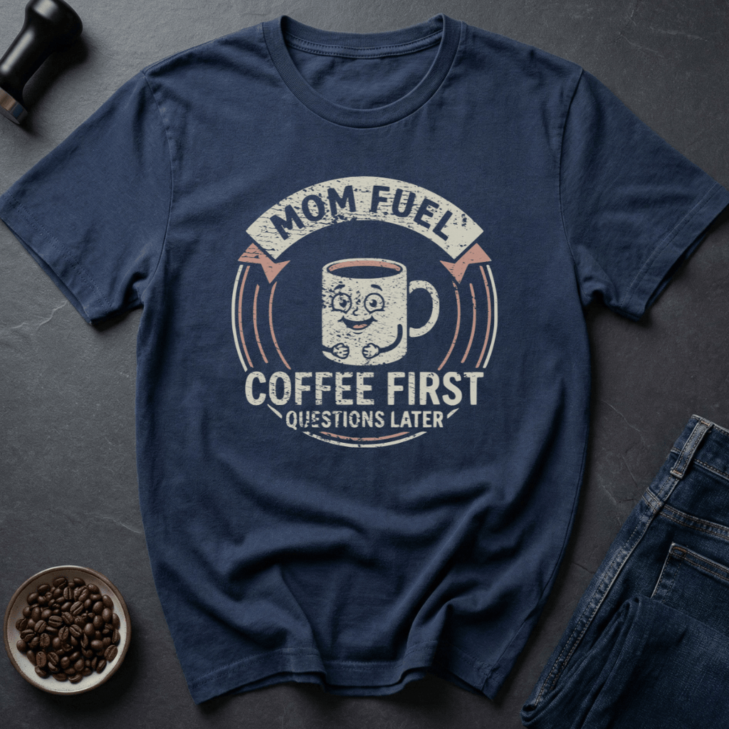 Coffee graphic Coffee First T-Shirt in by Caffeine Dept