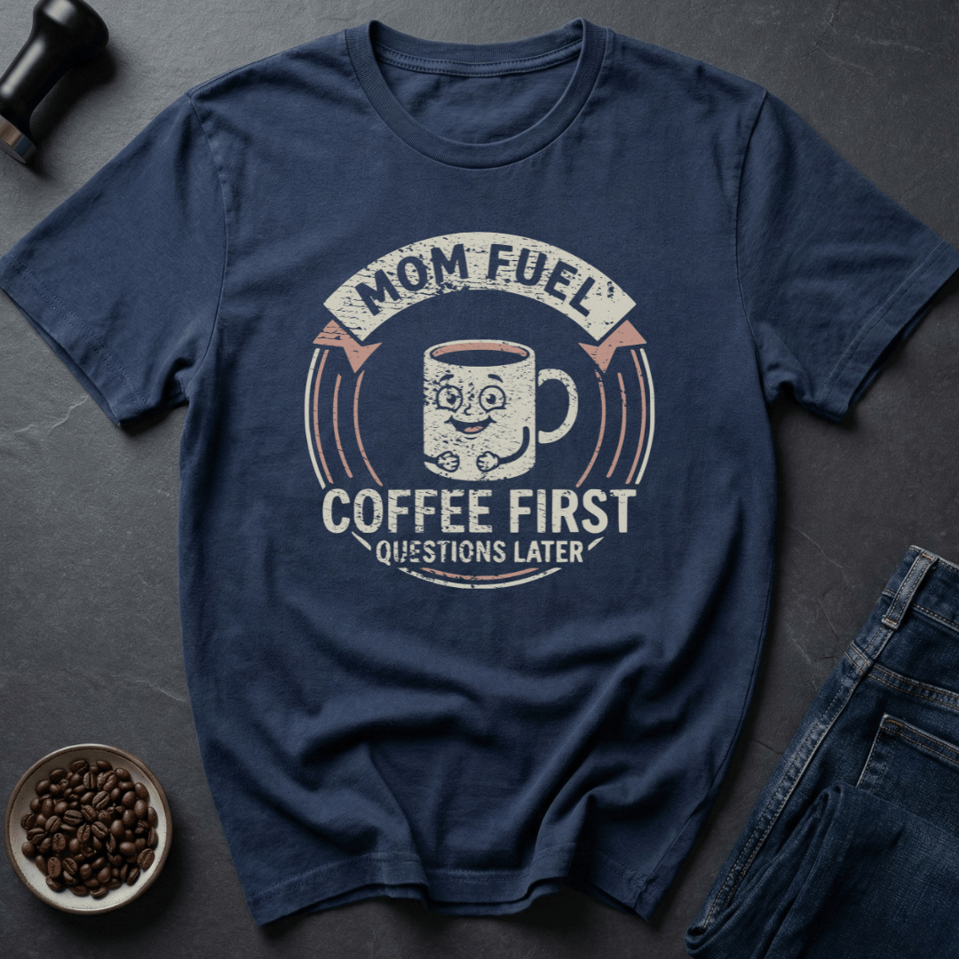 Coffee graphic Coffee First T-Shirt in by Caffeine Dept