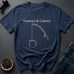Coffee graphic Fish Coffee T-Shirt in by Caffeine Dept