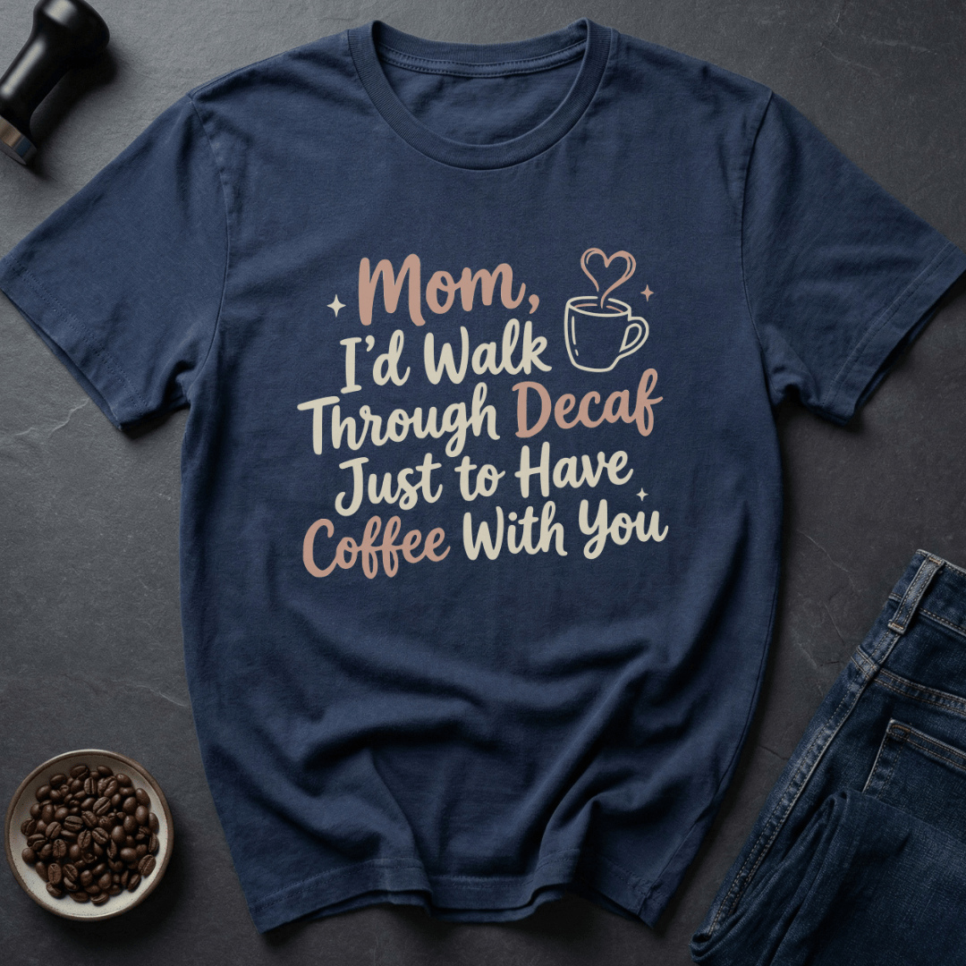 Coffee graphic Coffee With You T-Shirt in by Caffeine Dept