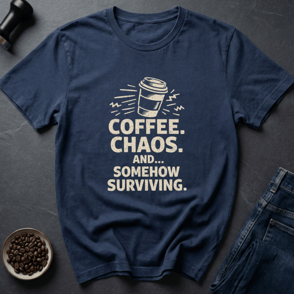 Coffee graphic Coffee Chaos T-Shirt in by Caffeine Dept