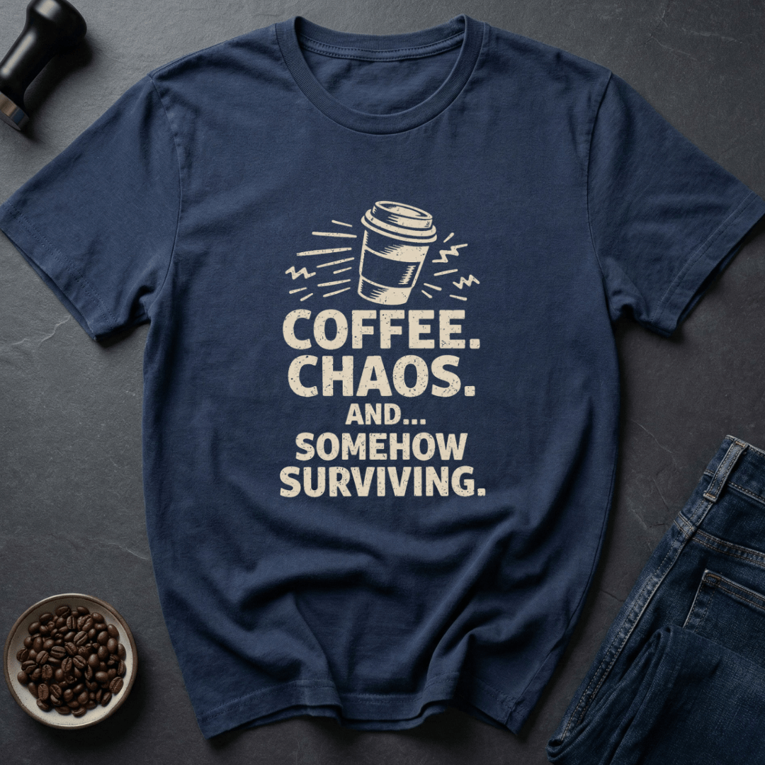 Coffee graphic Coffee Chaos T-Shirt in by Caffeine Dept