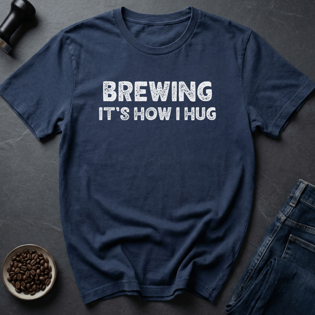 Coffee graphic Brewing T-Shirt in by Caffeine Dept