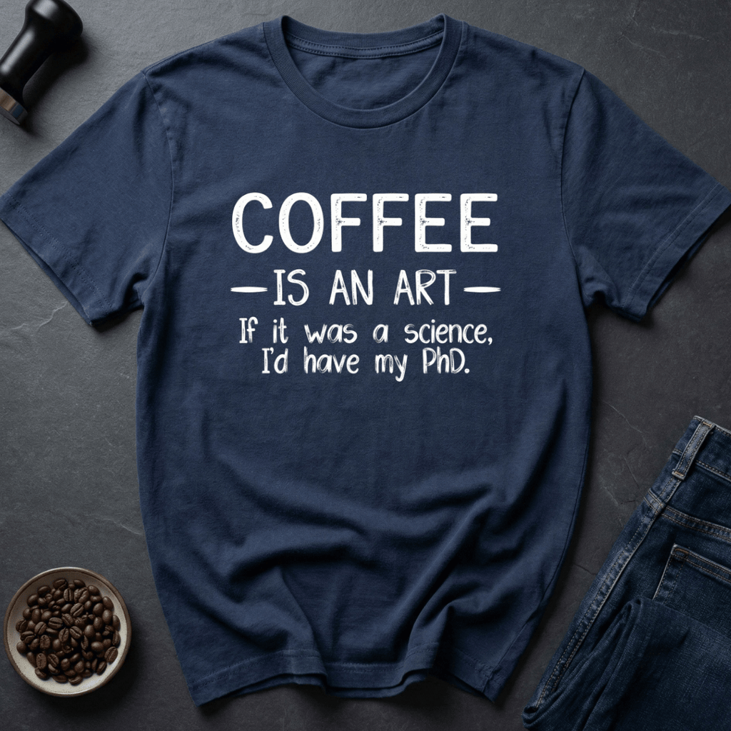 Coffee graphic Retro Barista T-Shirt in by Caffeine Dept