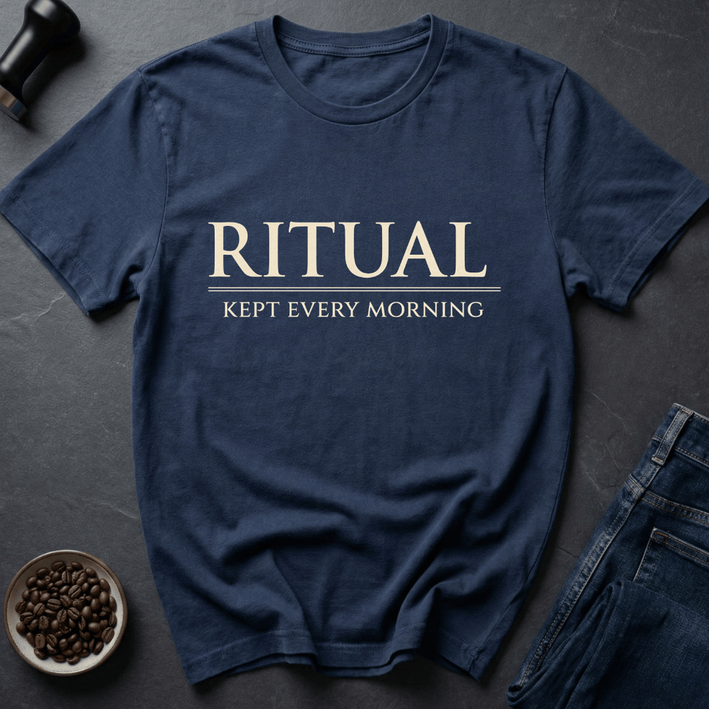 Coffee graphic Morning Ritual T-Shirt in by Caffeine Dept