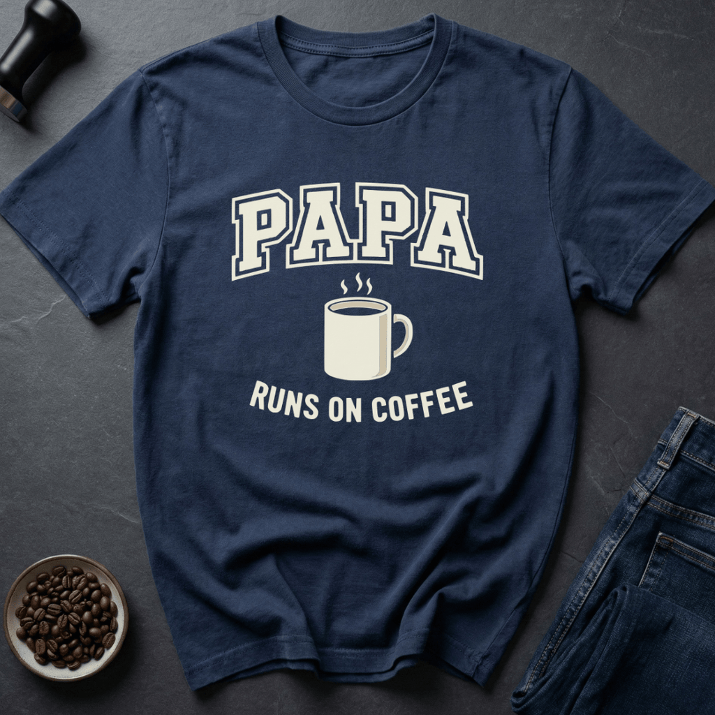 Coffee graphic Papa Coffee T-Shirt in by Caffeine Dept