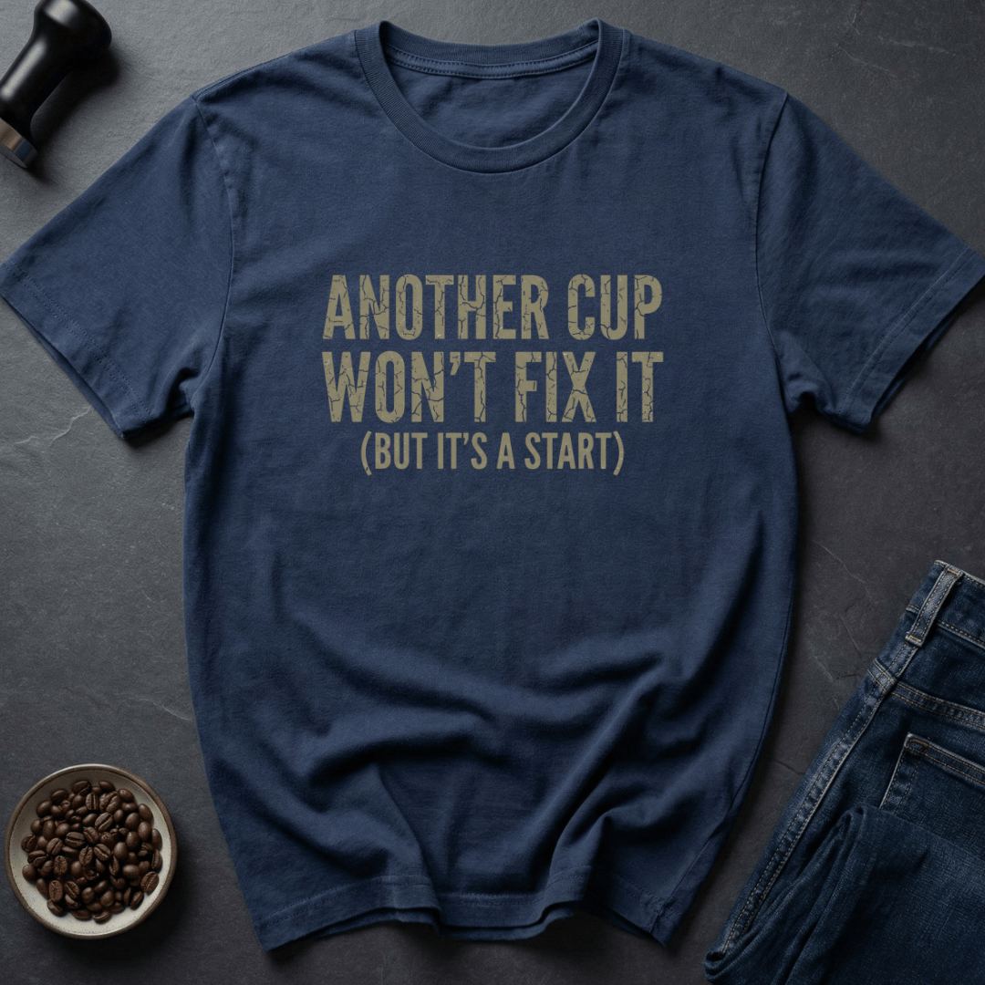 Coffee graphic Another Cup T-Shirt in by Caffeine Dept