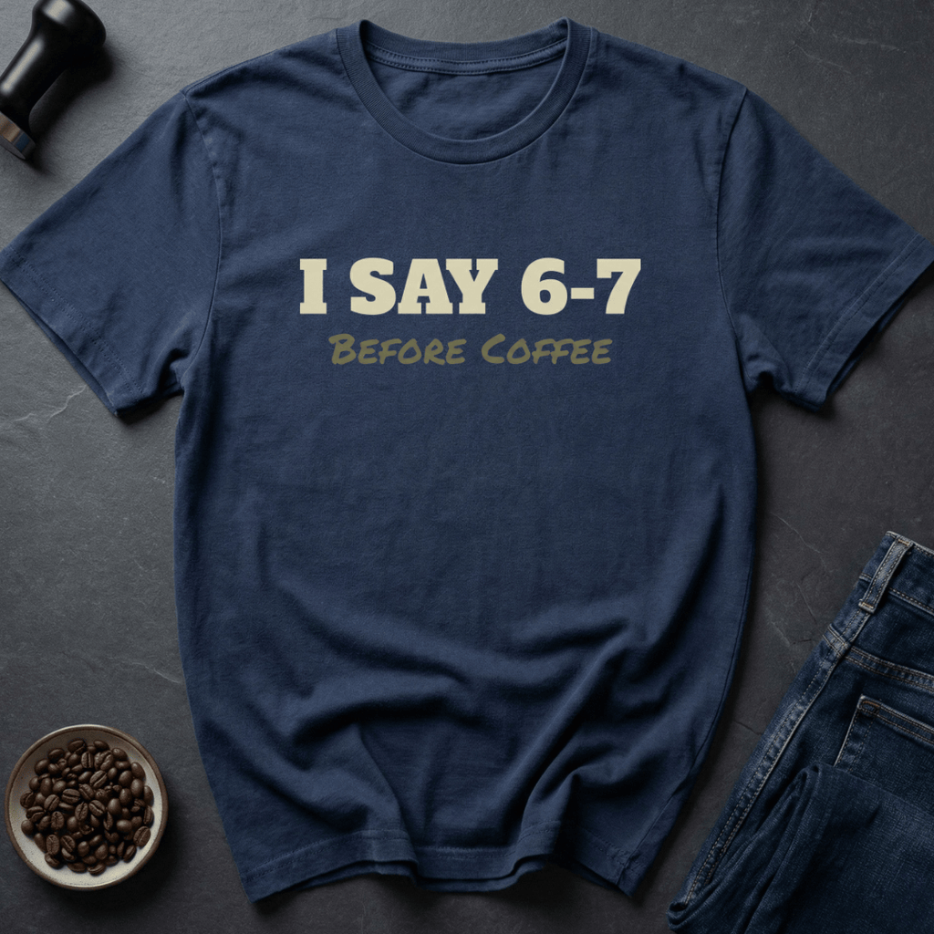 Coffee graphic Coffee Language T-Shirt in by Caffeine Dept