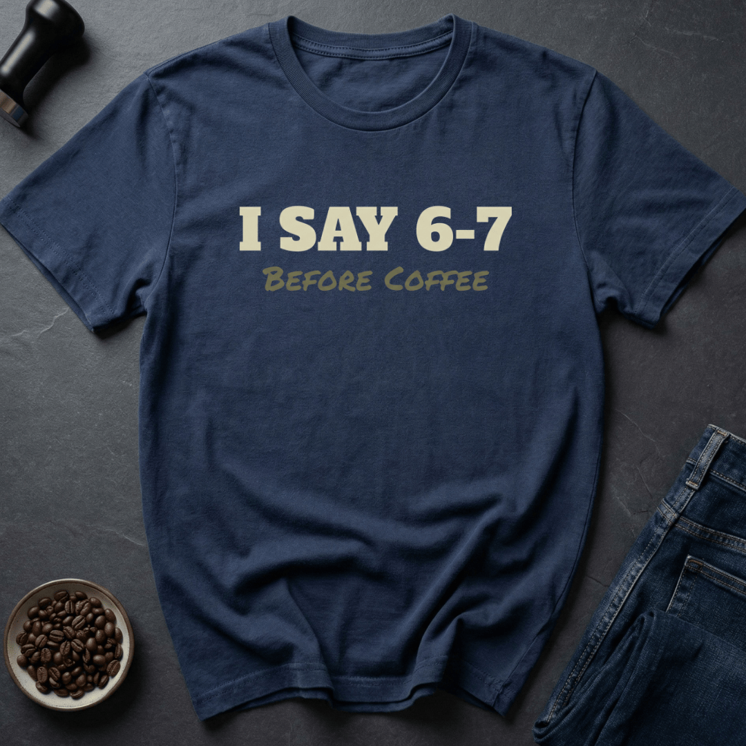 Coffee graphic Coffee Language T-Shirt in by Caffeine Dept