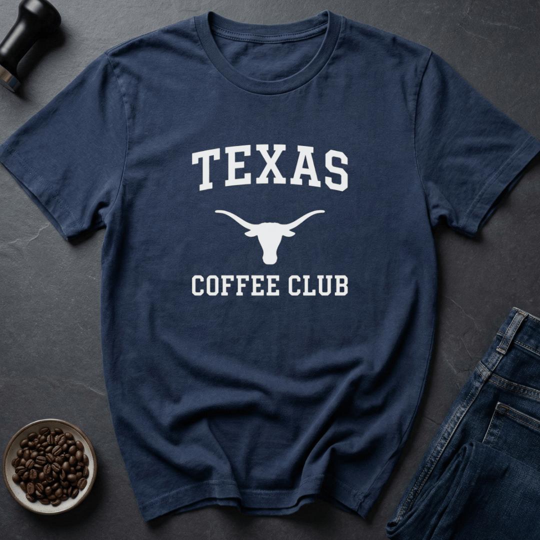 Coffee graphic Cowboy Roast T-Shirt in by Caffeine Dept
