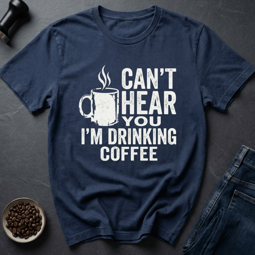 Coffee graphic Brew First T-Shirt in by Caffeine Dept
