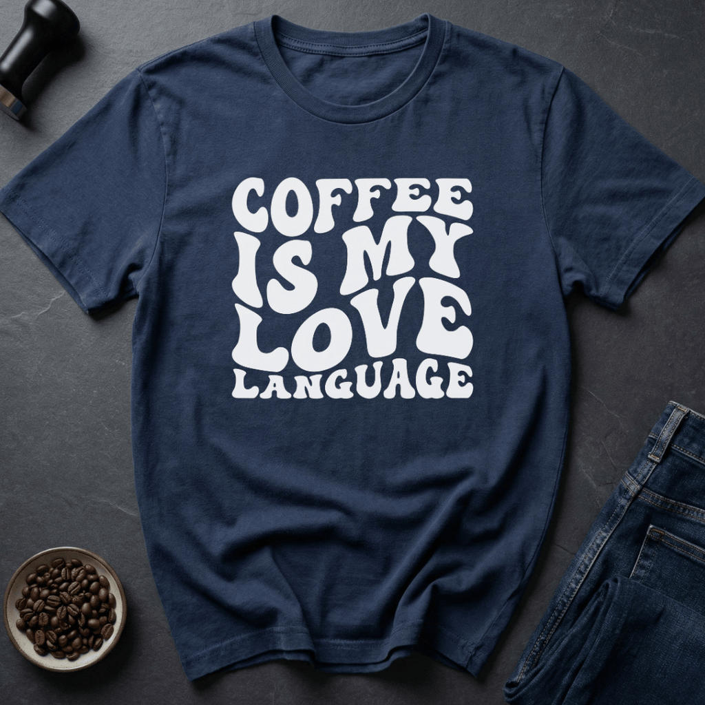 Coffee graphic Coffee is my Love... T-Shirt in by Caffeine Dept
