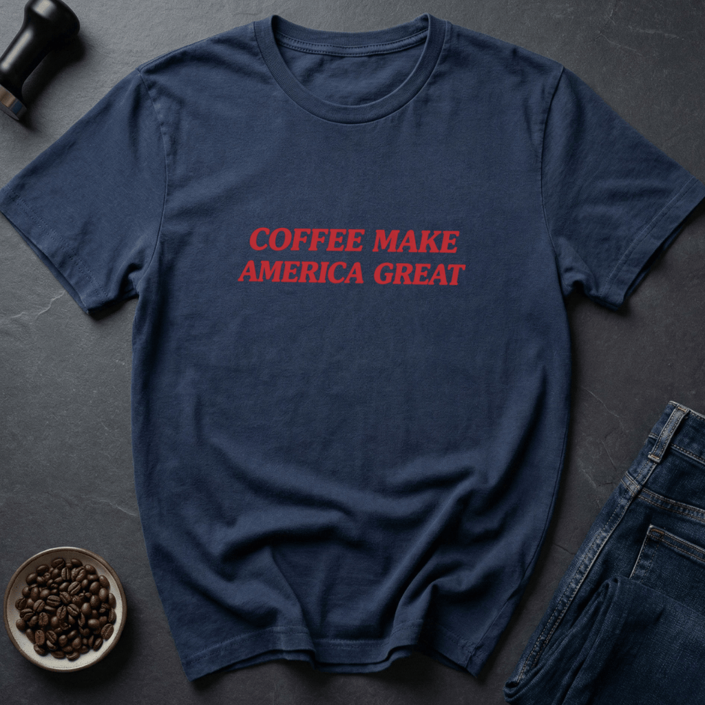 Coffee graphic Bean Nation T-Shirt in by Caffeine Dept