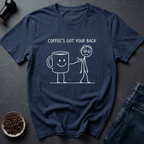 Coffee graphic Bean Support T-Shirt in by Caffeine Dept