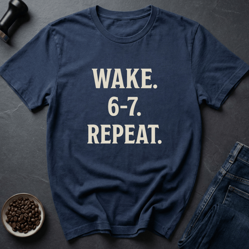 Coffee graphic Coffee Routine T-Shirt in by Caffeine Dept