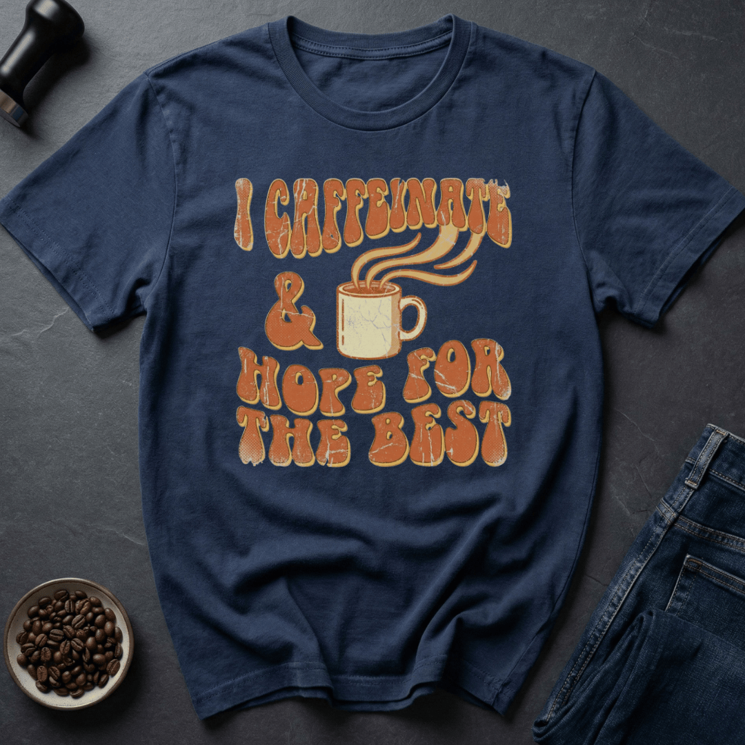 Coffee graphic Caffeinate Hope T-Shirt in by Caffeine Dept