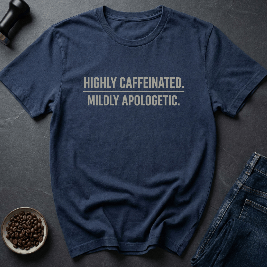 Coffee graphic Highly Caffeinated T-Shirt in by Caffeine Dept