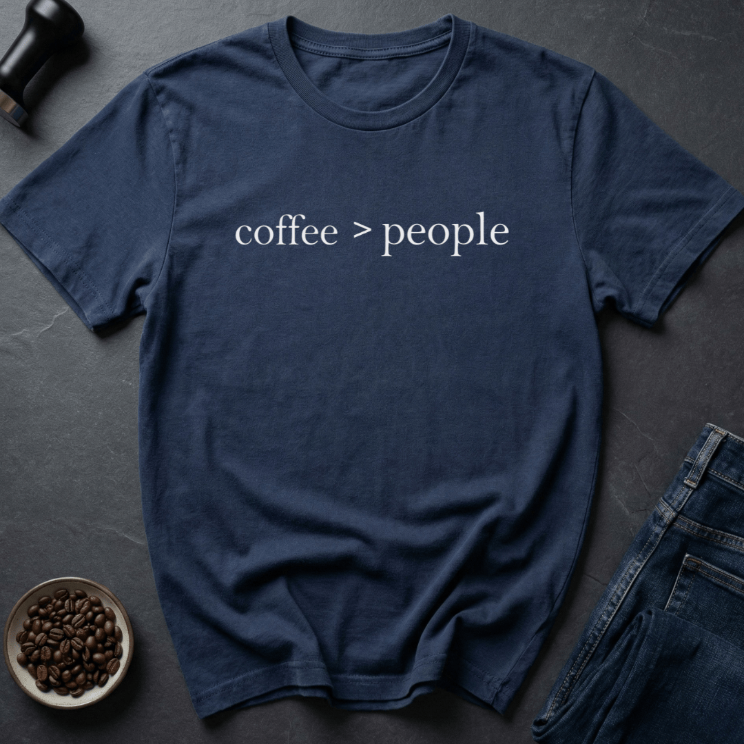 Coffee graphic Coffee > People T-Shirt in by Caffeine Dept