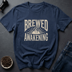 Coffee graphic Brew Mode T-Shirt in by Caffeine Dept