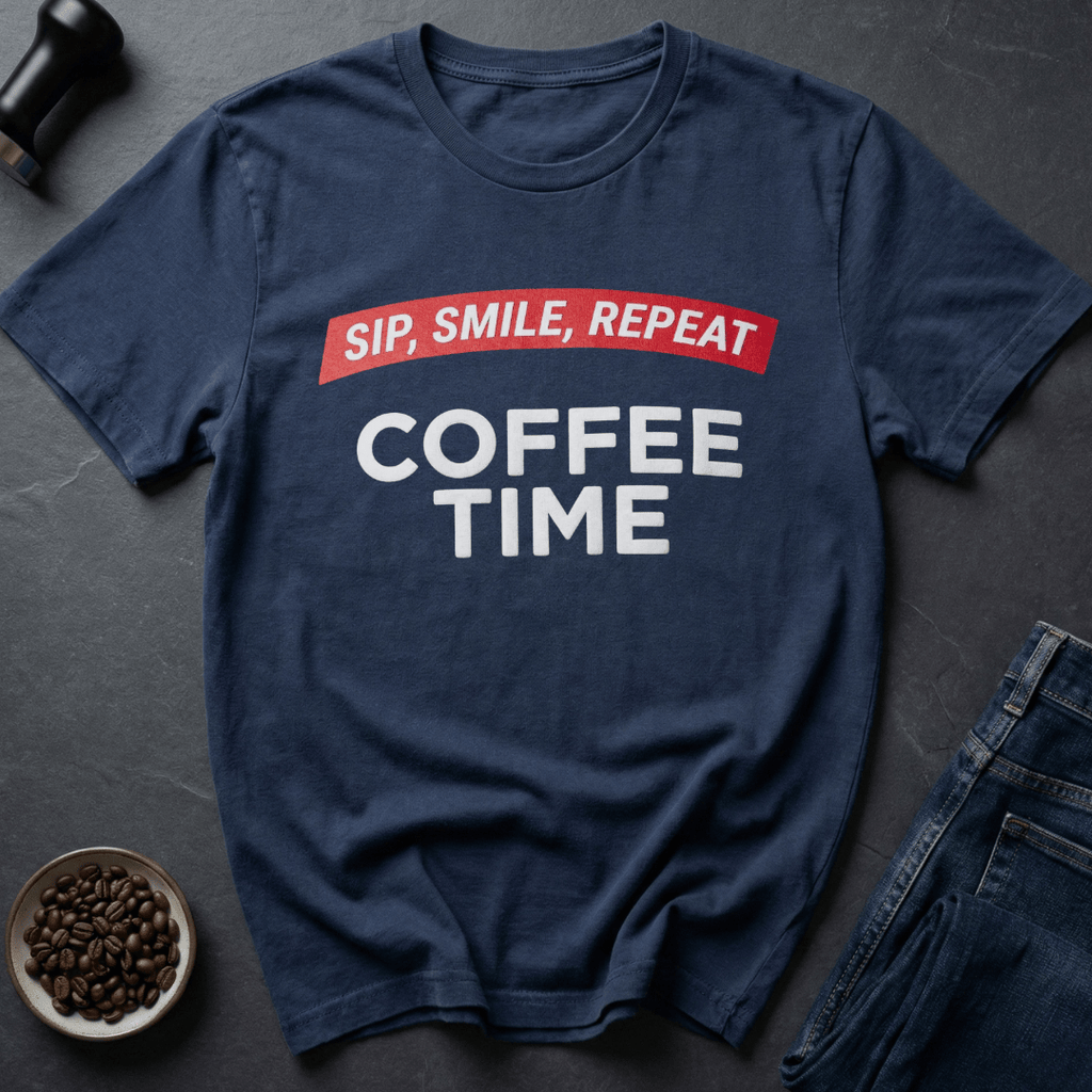 Coffee graphic Coffee Time T-Shirt in by Caffeine Dept