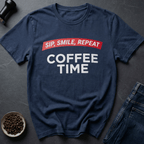 Coffee graphic Coffee Time T-Shirt in by Caffeine Dept