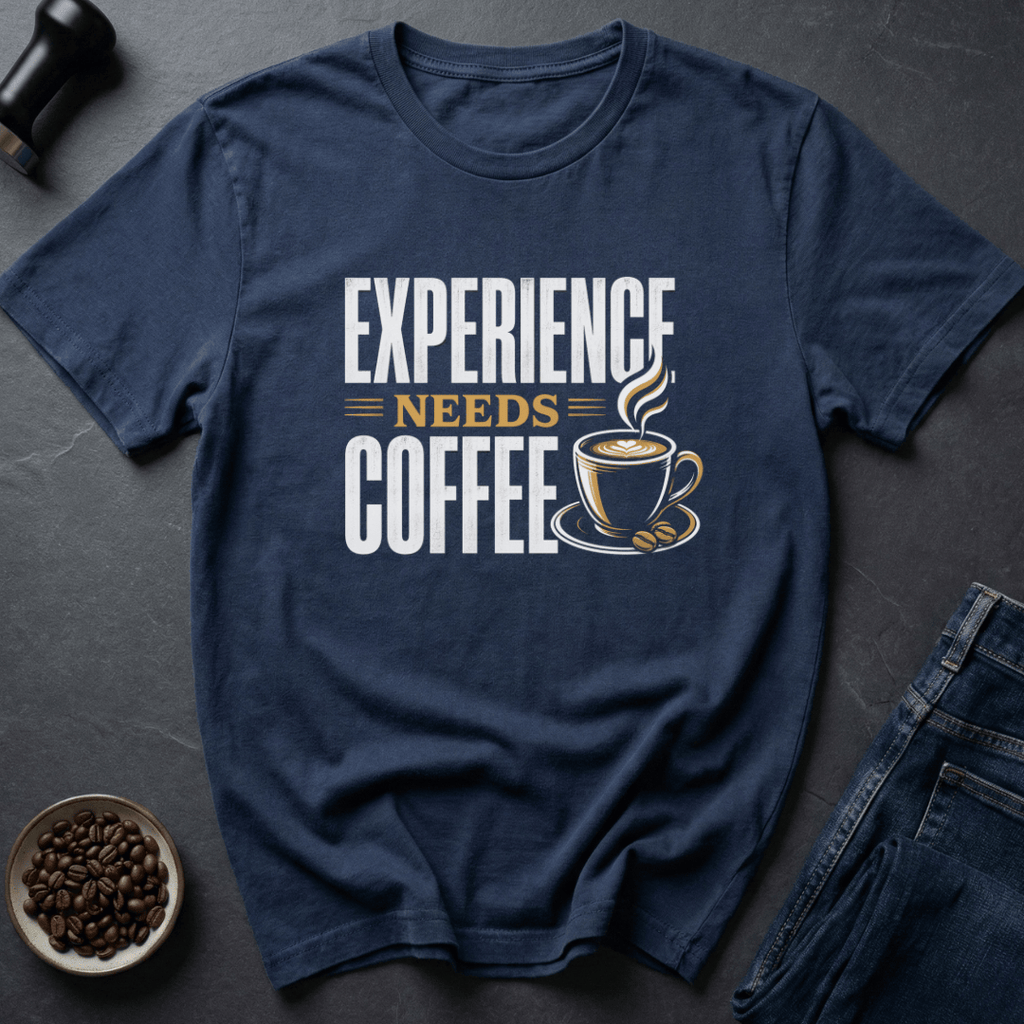 Coffee graphic Skilled Sip T-Shirt in by Caffeine Dept