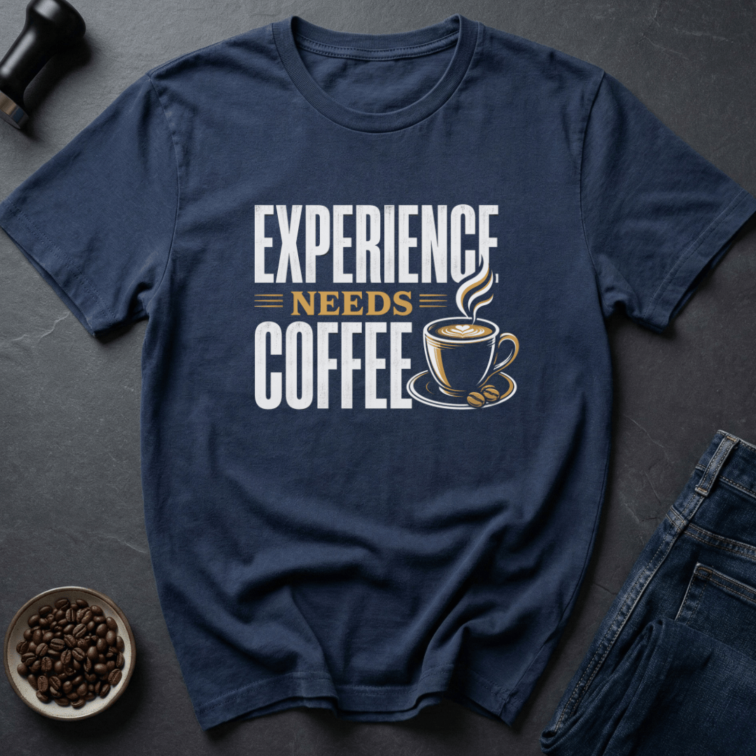 Coffee graphic Skilled Sip T-Shirt in by Caffeine Dept