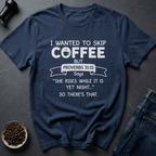 Coffee graphic Faith Coffee T-Shirt in by Caffeine Dept