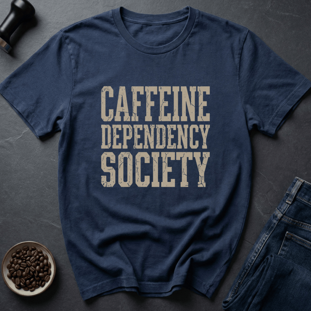 Coffee graphic Caffeine Society T-Shirt in by Caffeine Dept