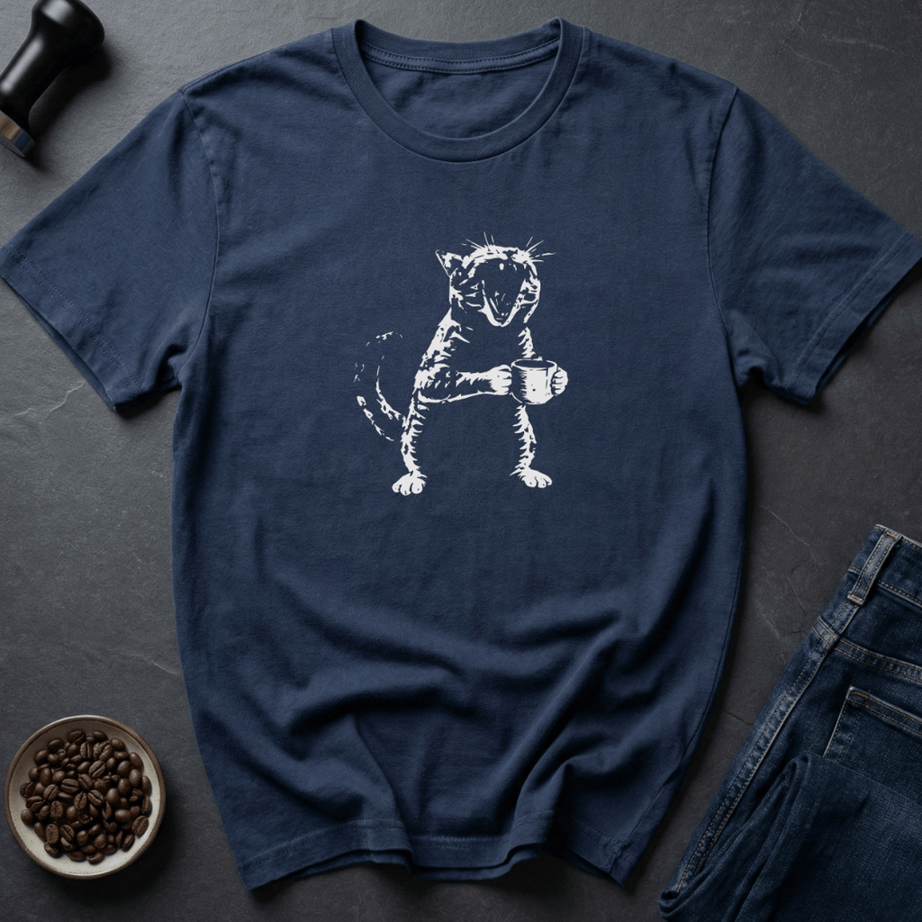 Coffee graphic Ferally Caffeinated T-Shirt in by Caffeine Dept