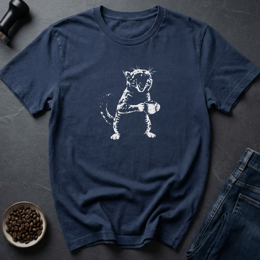 Coffee graphic Ferally Caffeinated T-Shirt in by Caffeine Dept