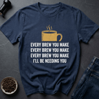 Coffee graphic Sip Stalker T-Shirt in by Caffeine Dept