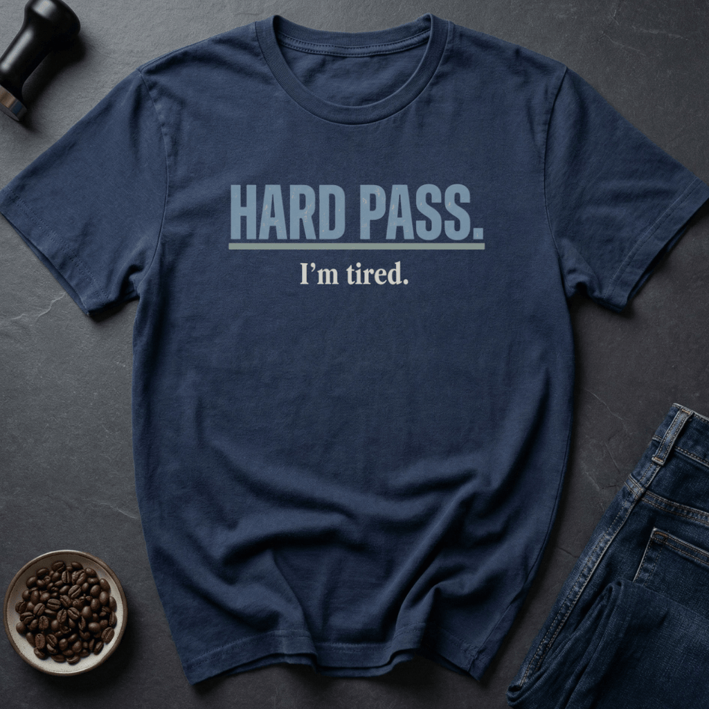 Coffee graphic Hard Pass T-Shirt in by Caffeine Dept