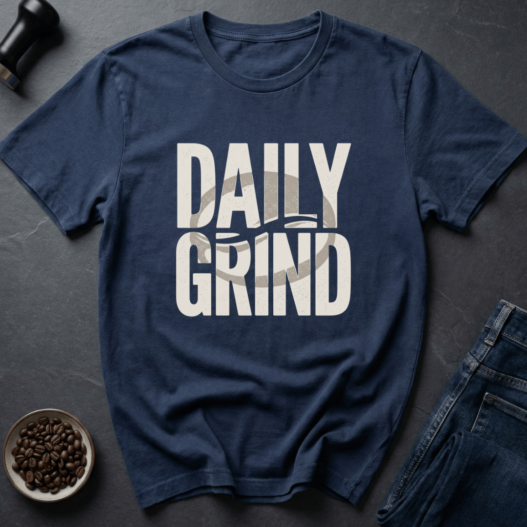 Coffee graphic Daily Grind T-Shirt in by Caffeine Dept