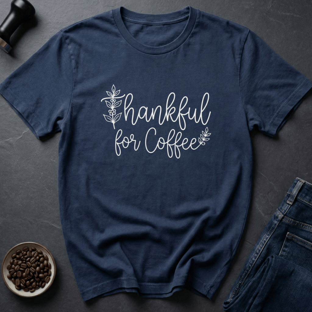 Coffee graphic Blessed Brew T-Shirt in by Caffeine Dept