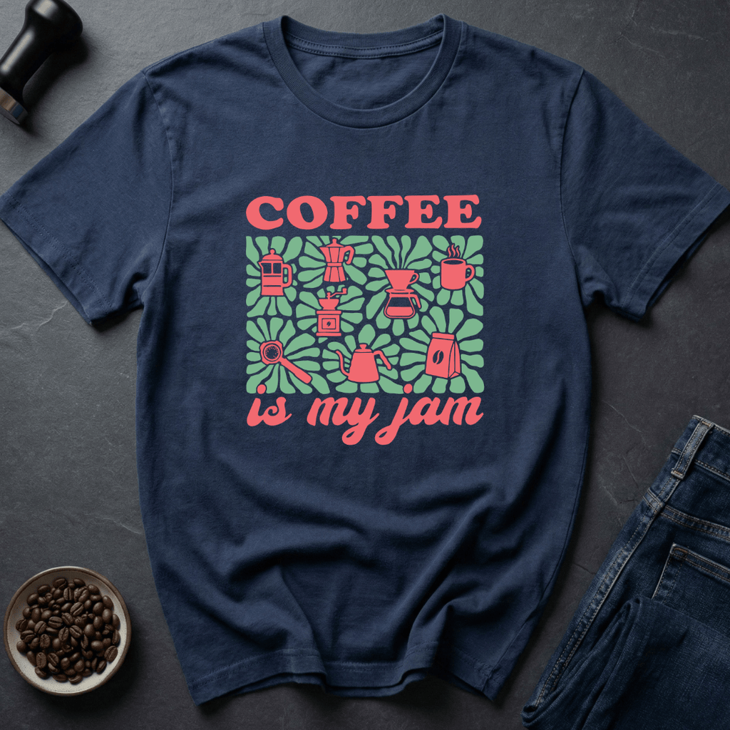 Coffee graphic Brew Mood T-Shirt in by Caffeine Dept